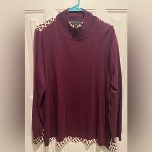 Ann Taylor Maroon Sweater Size Women’s XXL. Brand New And Never Worn.